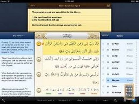  BEST  Quran  App  for the iPad  YouTube