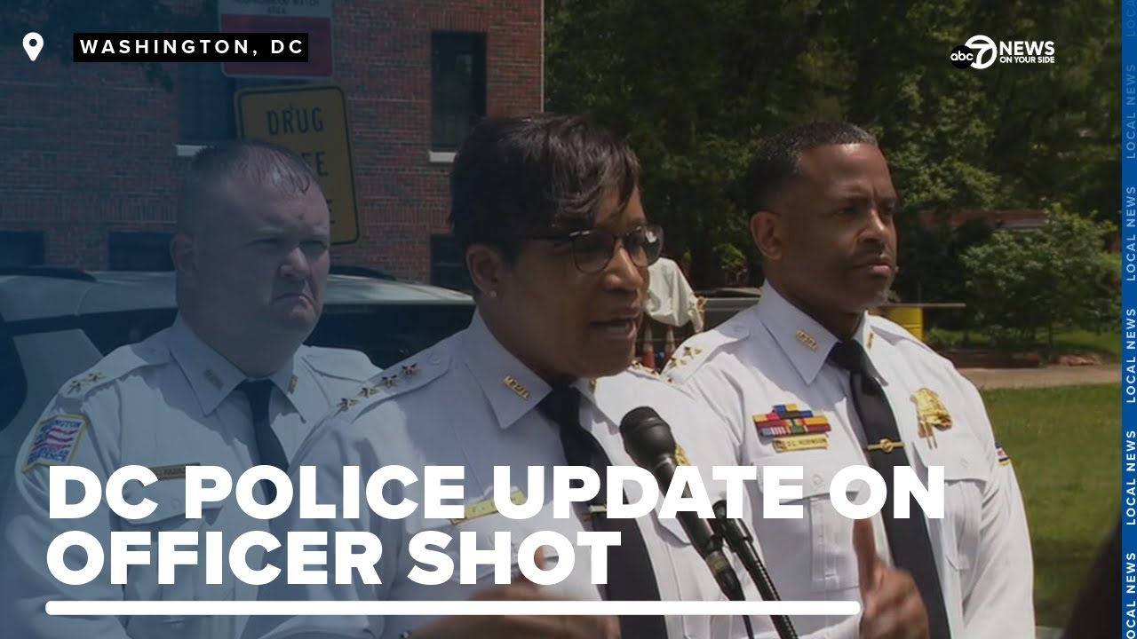 DC Police News Conference on Officer Shot - YouTube