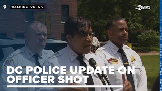 DC Police News Conference on Officer Shot