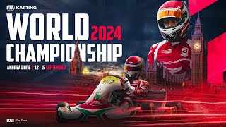 ANDREA DUPE - INTERVIEW AT THE FIA KARTING WORLD CHAMPIONSHIP 2024 (PFI UK)