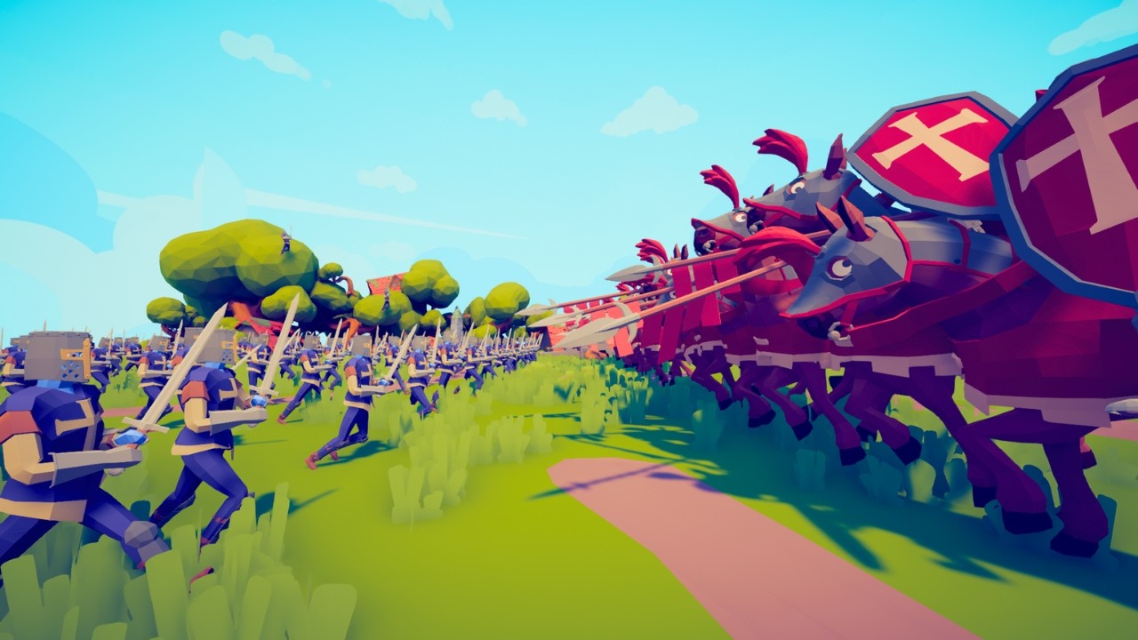 20x CAVALRY CHARGE vs 150x CHEAPEST UNITS ALL FACTIONS - TABS | Totally Accurate Battle Simulator