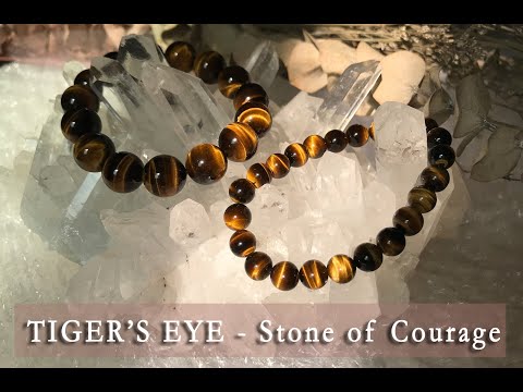 Brown Tiger Eye Stone Bracelet Benefits Meanings | Stone of Courage | DIY Jewelry Supply