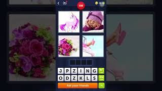 4 Pics 1 Word | Play | Mind Game | PINK | Intelligence Game | Play Hard | Level- 199 | screenshot 5