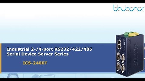 ICS-2400T Industrial 4-Port RS232/RS422/RS485 Serial Device Server