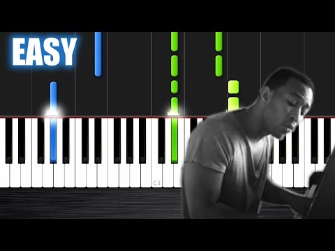 John Legend - All of Me - EASY Piano Tutorial by PlutaX ...