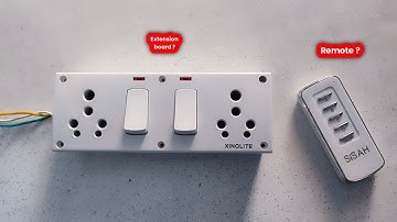 Remote Control Switch Board For Home 🏡