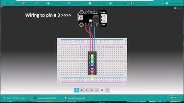 Trinket m0 with 16 Neopixels and MakeCode