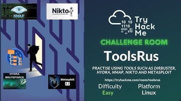 TryHackMe ToolsRus - Practice with Dirbuster, Hydra, Nmap, Nikto, and Metasploit #ctf