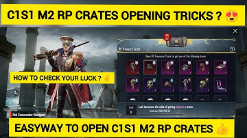 C1S1 M2 ROYALE ADVENTURE RP CRATE IN PUBG MOBILE | HOW TO GET RED COMMANDER SET FROM M2 RP CRATES