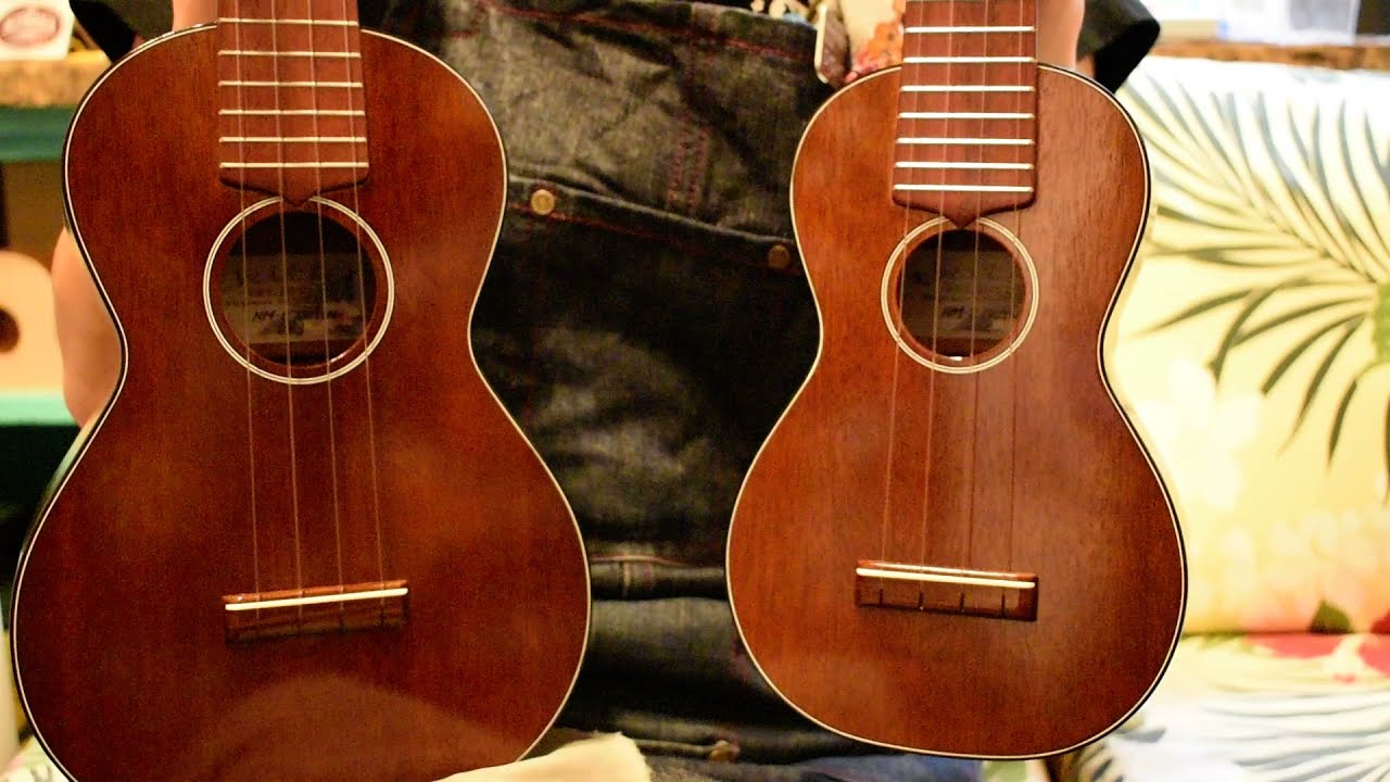 New Tkitki Ukulele Hm S Custom Soprano Hm C Custom Concert ホンジュラスマホガニー Ukuleleshoptantan Youtube