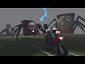 Minecraft mobs life  choo choo charles giant family  horror apocalypse attack  minecraft animation