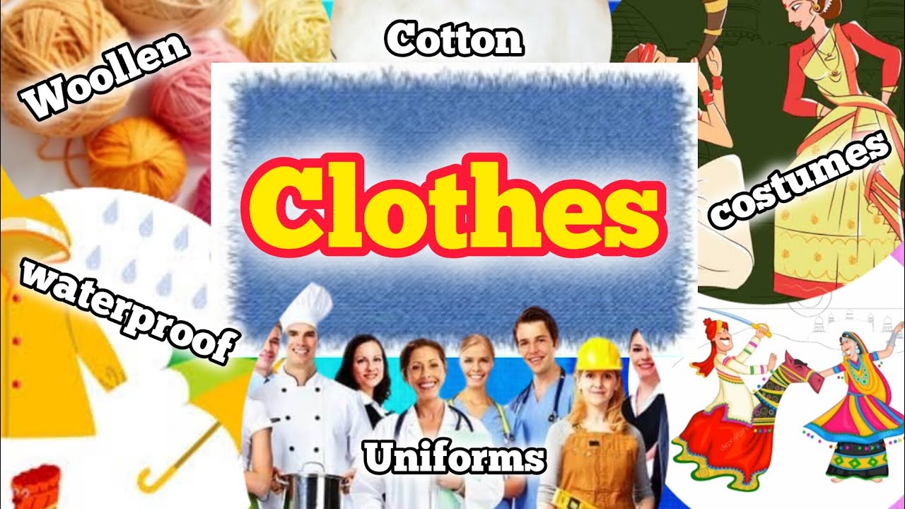 Clothes we wear for kids/kindergarten grade1and 2/practice worksheets