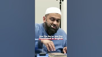 How Qur’an was First Translated in English