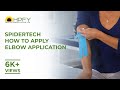 Spidertech how to apply elbow application