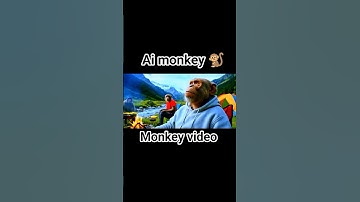 ai monkey video🐒.#ai #aivlog #shorts #comedy #funny #baby #funnyvlog #vlog #500millionviews