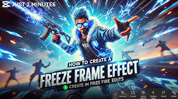 💥Free Fire Freeze Frame Effect – Edit Like a Pro in CapCut!✨ #freefire #tutorial
