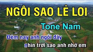 KARAOKE Ngôi Sao Lẻ Loi Tone Nam | Nhan KTV screenshot 3