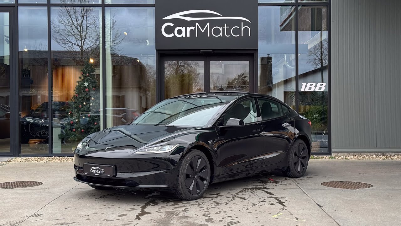 Tesla Model 3 Highland - Solid Black @ CarMatch