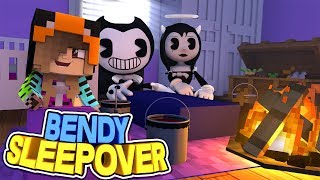 BENDY'S SLEEPOVER WITH BABY ARIANA AND ALICE ANGEL!! w/Little Carly (Minecraft Custom Roleplay)