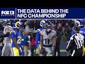 The data behind the NFC champinship game