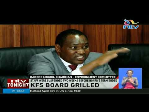 Kenya Forest Service board grilled by EACC over the suspension of 8 staff