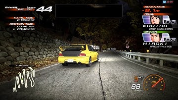 [Teknoparrot] Initial D Arcade Stage 5 - Irohazaka DH Versus Battle (Gyro)