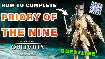 How to Complete the Priory of The Nine Full Questline | Crusader Armor Set ► Oblivion Remastered