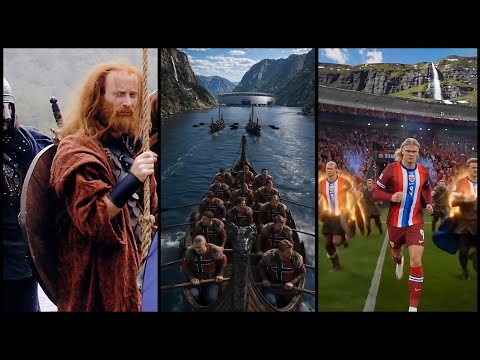 أبطال الفايكنغ بين مدرجات كأس العالم ومسلسل "سقف العالم" ⚔️🏟️🎬من ملاعب الكرة... إلى ملاعب الدراما. 😉