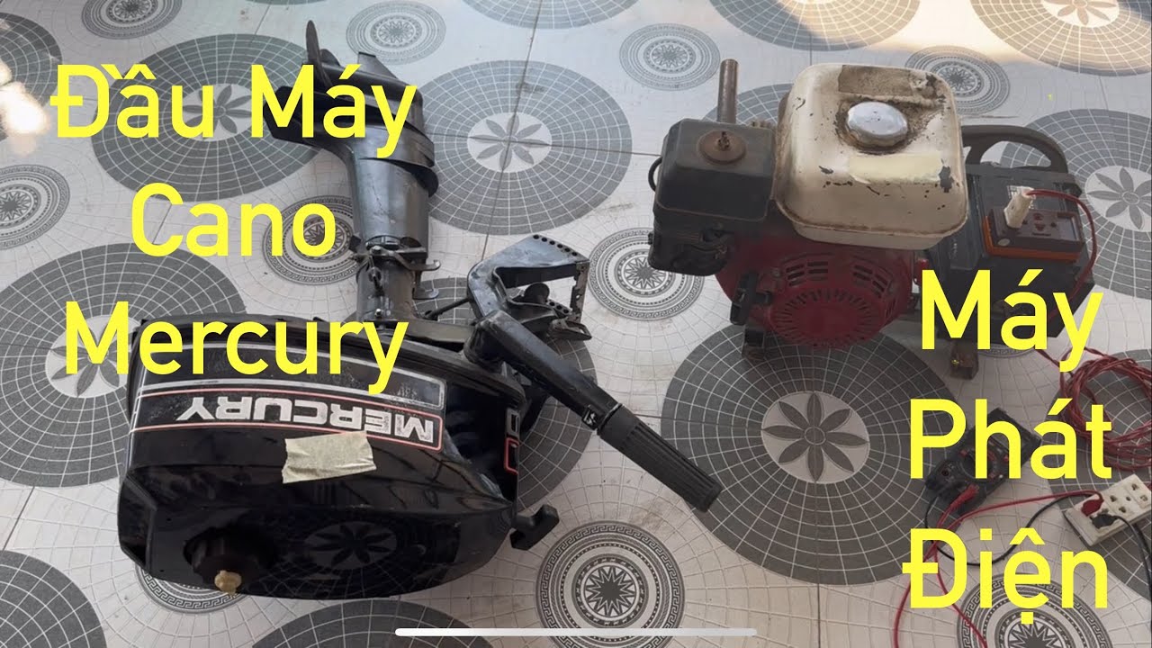 Hàng Bãi Độc Lạ (Đầu Cano Mercury) Máy Phát Điện Bãi Sẳn Dùng LH 0399005466