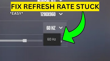 How To Fix Refresh Rate Stuck At 60 in CS2(EASY)