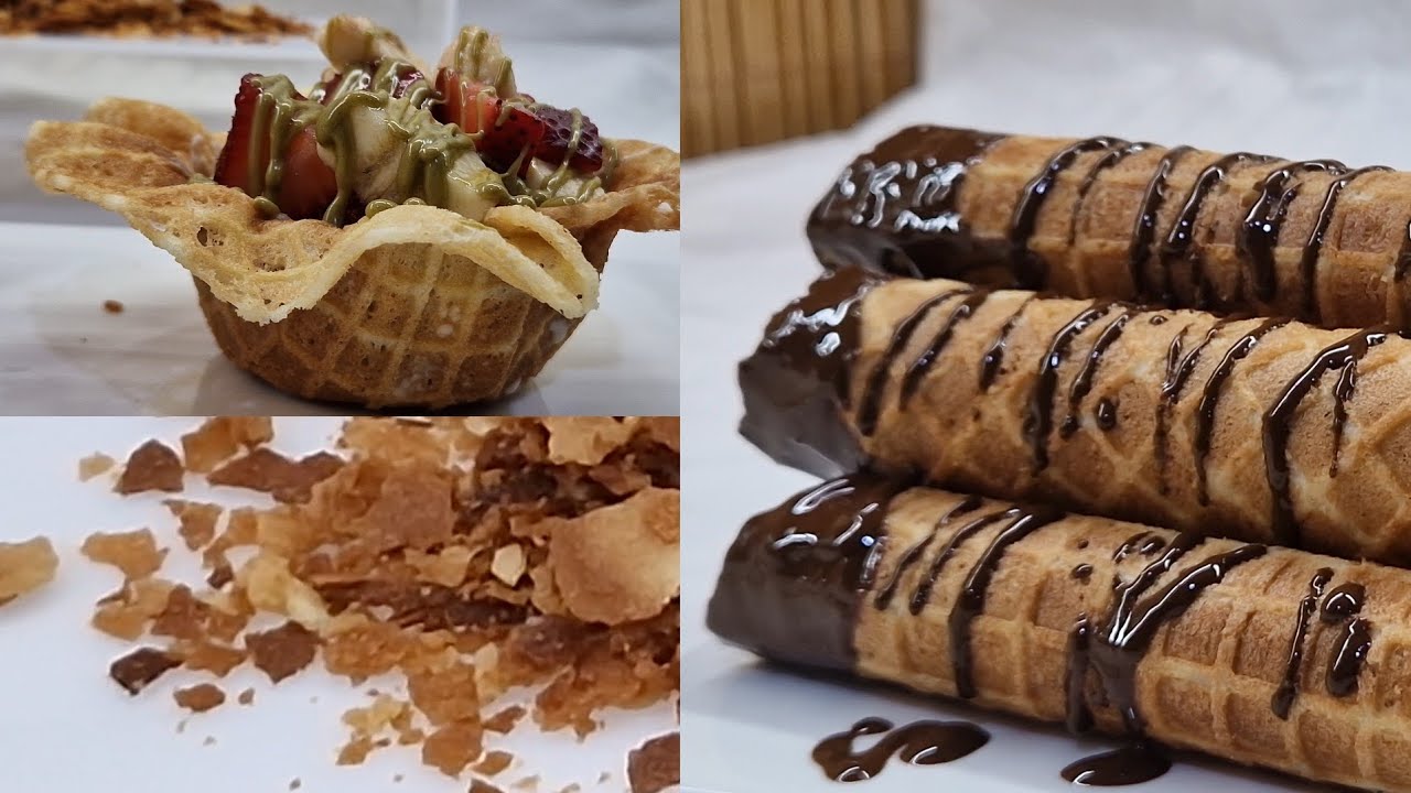 وصفة  الفويتين و ليسقار روس/ تحتاجيها في حلويات  العيد ولعدة استعمالات/cigares russe à la crème