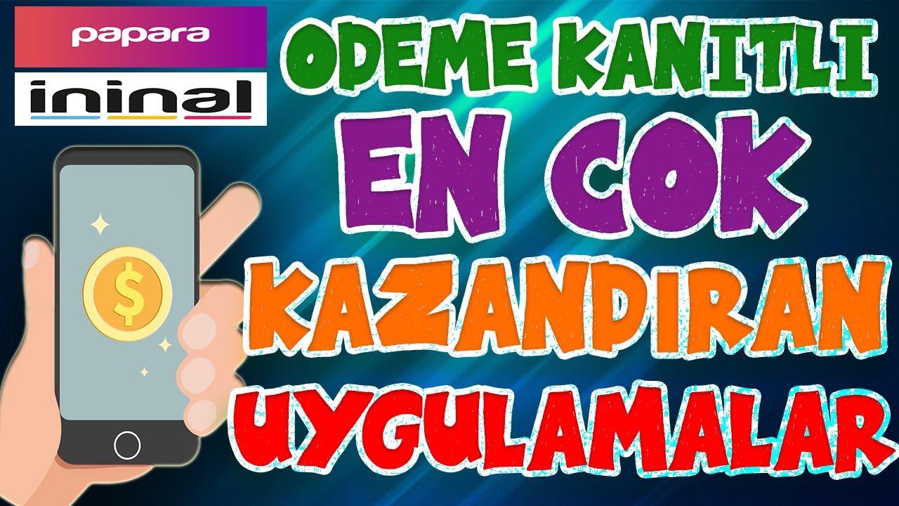 yusuf kaya adli kullanicinin para kazan uygulama panosundaki pin uygulamalar para kazan