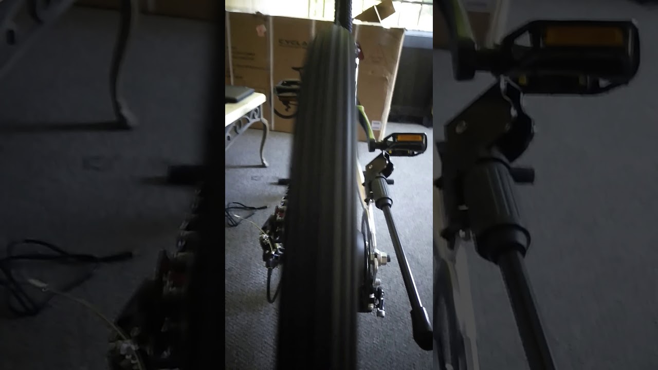 Cx1 Power Plus cyclamatic electric bike rim bent out the box