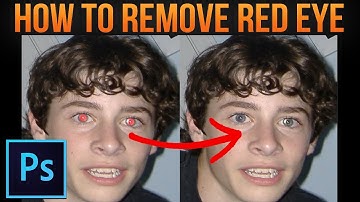 How to remove/fix Red Eye│Adobe Photoshop Tutorial