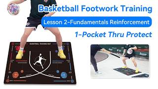 Basketball Footwork Training: 2-1 Pocket Thru Protect | ZVD Basketball Training Mat
