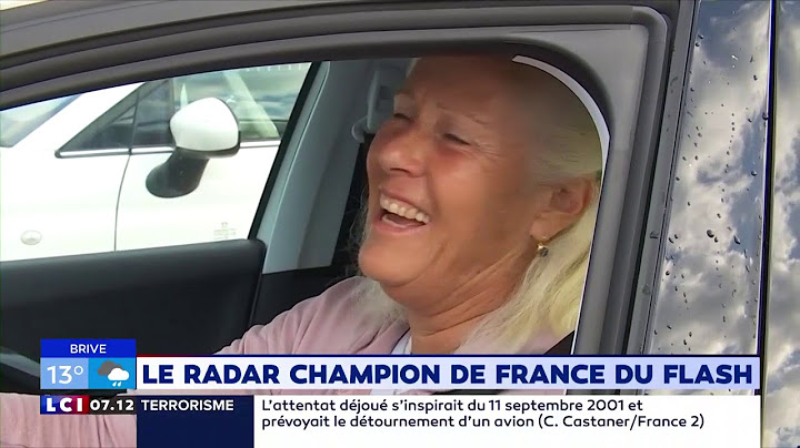 Et le radar qui flashe le plus en France se trouve à...?