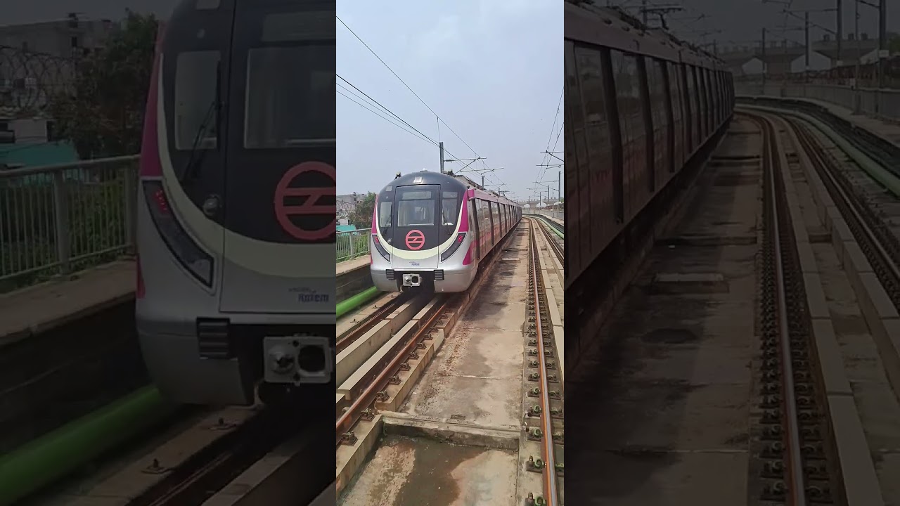 Driverless Delhi Metro | Magenta Delhi Metro Line | 