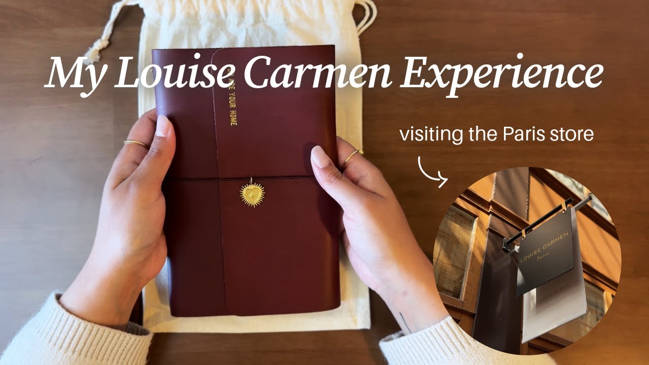 Louise Carmen In-Store Experience & Unboxing 🇫🇷 Honoré Notebook