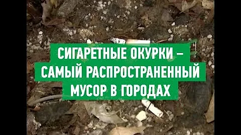 Маленький окурок — большие проблемы природе. Почему и как решают проблему в мире