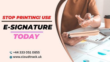 Stop Printing! Use E Signature Today ✍️💻