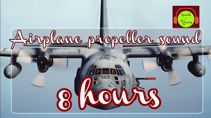AIRPLANE PROPELLER SOUND EFFECT FOR  SLEEPING | AC-130 SOUND 🎧✈️😴 #airplanesound #8hours #whitenoise