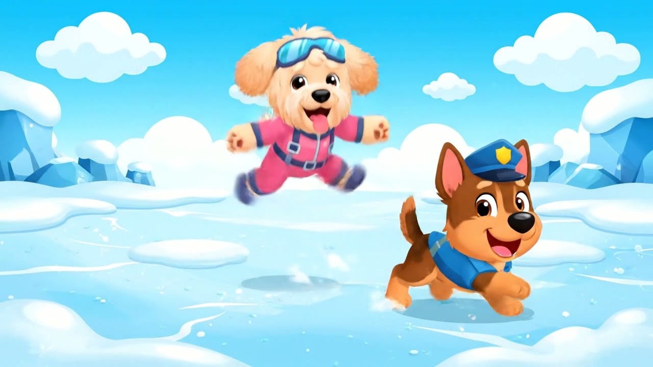 Cachorros de la Patrulla Canina Resbalaron | Rimas Infantiles y Canciones para Niños