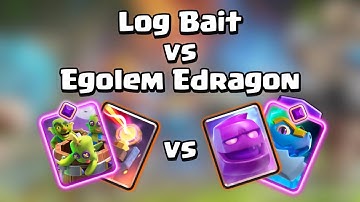 Matchup - Log Bait vs Elixir Golem Electro Dragon Evolution season 12/2024