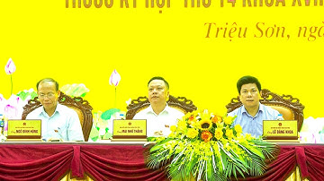 Tổ đại biểu HĐND tỉnh tiếp xúc cử tri huyện Triệu Sơn