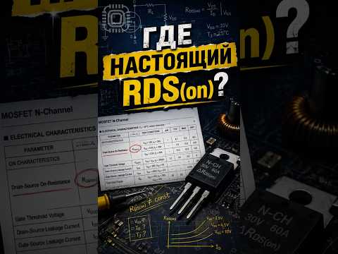 Почему нельзя верить RDS(on) с первой страницы даташита