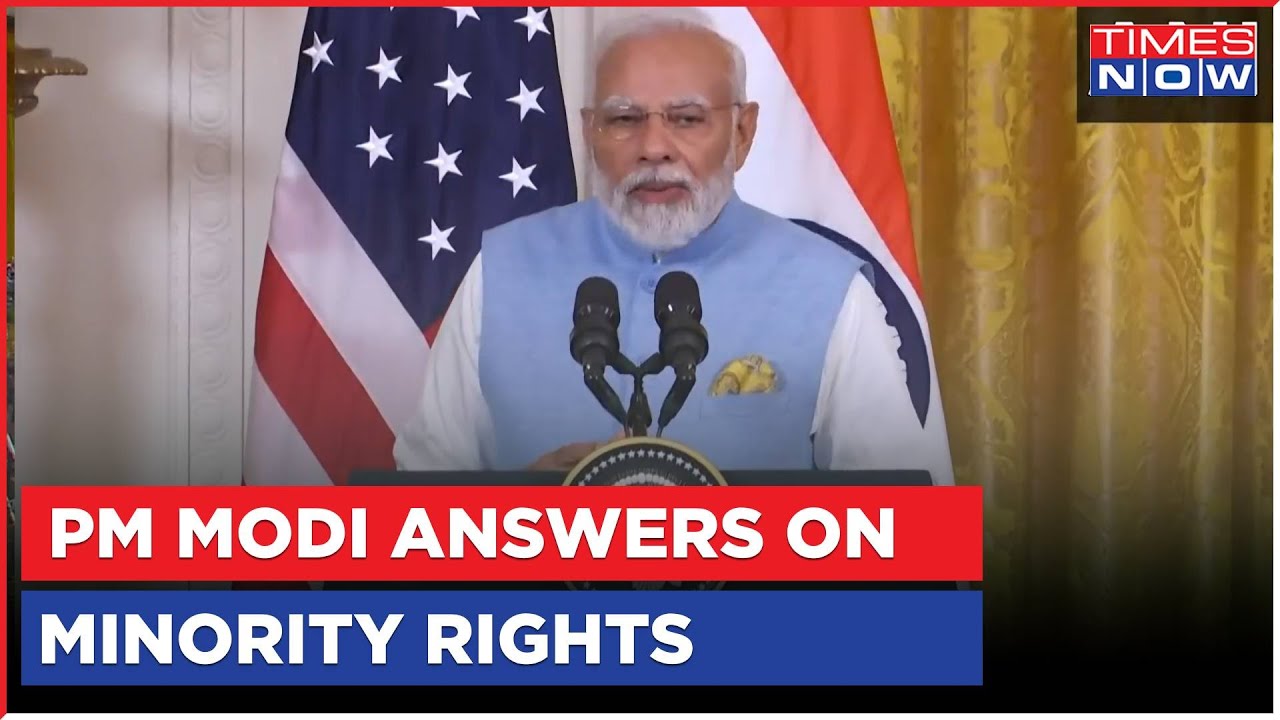 PM Modi Answers Reporter's Question On Rights Of Minorities, Says - There Is No Discrimination