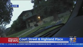 Bear Goes Onto Front Porch Of Monrovia Home