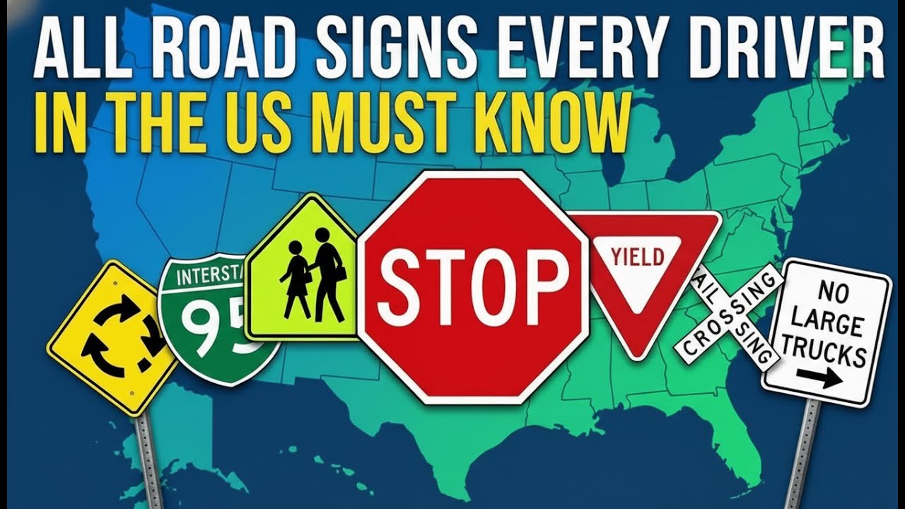 All Road Signs Every Driver in the US Must Know