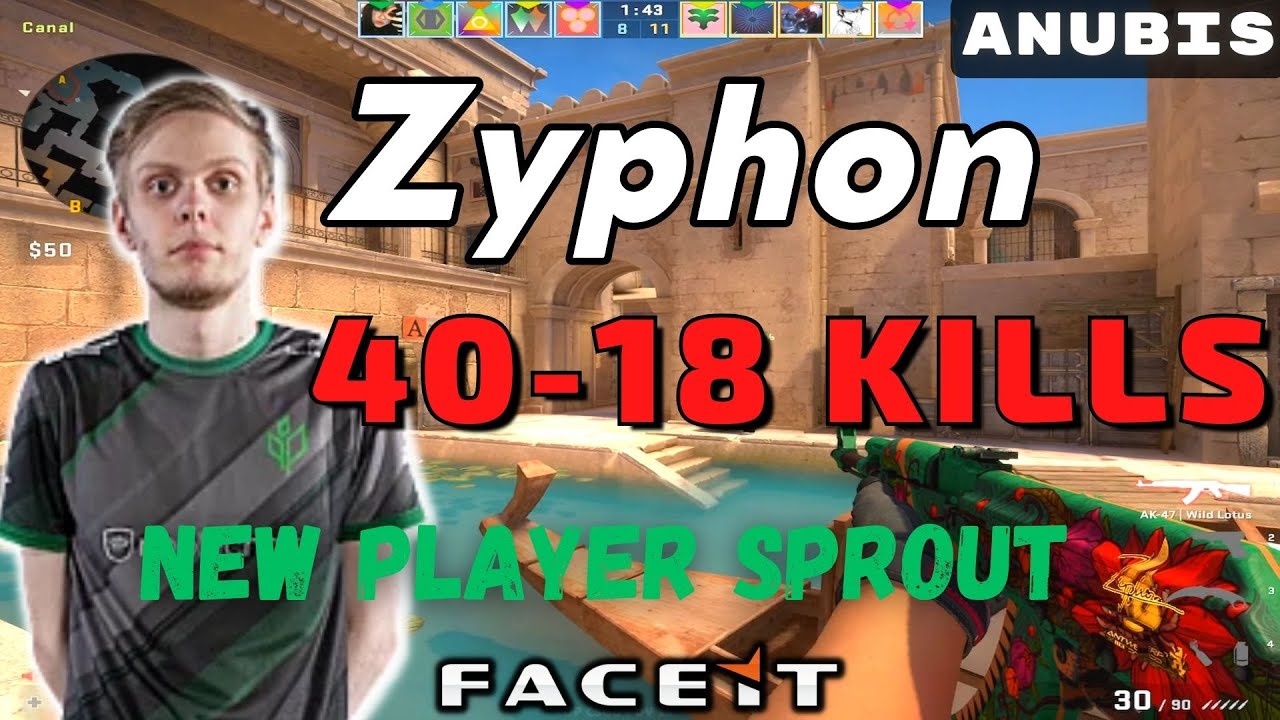 CSGO POV Zyphon (4018) Anubis 𝙒𝙞𝙣 (1916) / Faceit 09.02.2023 YouTube