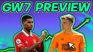 FPL GW7 PREVIEW - Gameweek 7 Tips